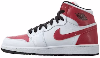 (Grade School) Air Jordan 1 Retro High 'White Sport Fuchsia' 332148-108 (Grade School) Air Jordan 1 Retro High 'White Sport Fuchsia' 332148-108