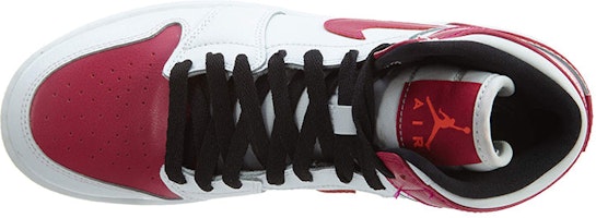 (大童款) Air Jordan 1 复古高帮 '白色运动玫红' 332148-108 Details for (大童款) Air Jordan 1 复古高帮 '白色运动玫红' 332148-108