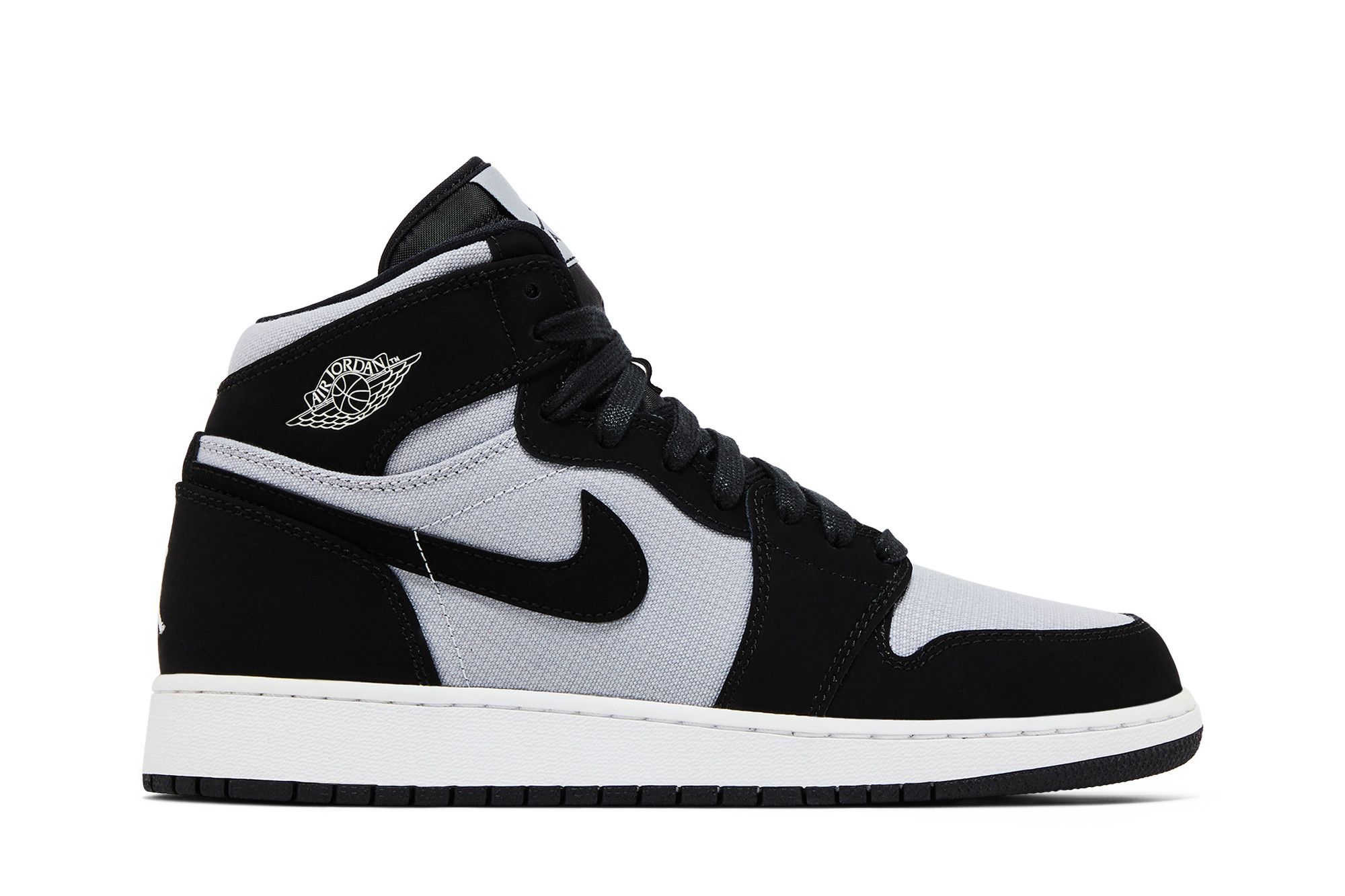 Buy （中小學）Air Jordan 1 復刻高筒版「狼灰」332148-007