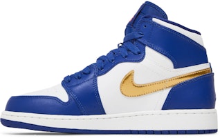 (Años Escolares) Air Jordan 1 Retro High BG 'Azul Real Intenso' 705300-406 Lookbook (Años Escolares) Air Jordan 1 Retro High BG 'Azul Real Intenso' 705300-406