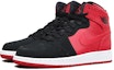 Lookbook (Kanak-Kanak) Air Jordan 1 Retro High BG 'Merah Hitam' 705300-605