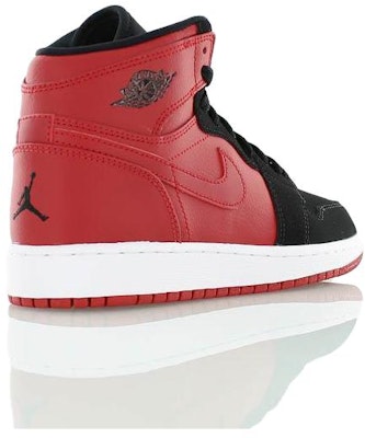 (Kanak-Kanak) Air Jordan 1 Retro High BG 'Merah Hitam' 705300-605 Purchase (Kanak-Kanak) Air Jordan 1 Retro High BG 'Merah Hitam' 705300-605