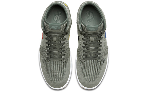 Shop (A Scuola) Air Jordan 1 Retro High Flyknit ''Clay Green'' 919702-333
