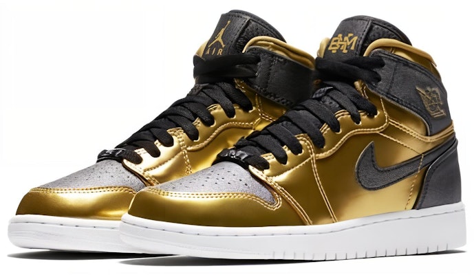 (小學級) Air Jordan 1 復刻高筒 GG '黑人歷史月' 909805-700 Lookbook (小學級) Air Jordan 1 復刻高筒 GG '黑人歷史月' 909805-700