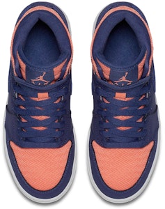 (大童款) Air Jordan 1 复刻高帮 GG '深紫尘' 332148-500 Details for (大童款) Air Jordan 1 复刻高帮 GG '深紫尘' 332148-500