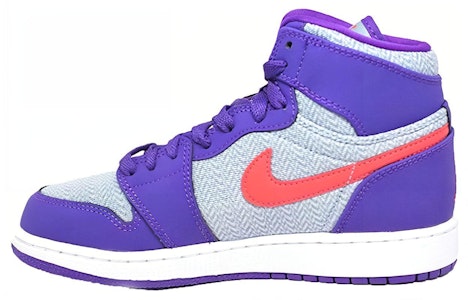 (大童款) Air Jordan 1 复刻高帮 GG '炫紫色' 332148-405 Buy (大童款) Air Jordan 1 复刻高帮 GG '炫紫色' 332148-405