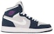(Kanak-Kanak) Air Jordan 1 Retro High GG 'Squadron Blue' - Biru Pasukan 332148-117