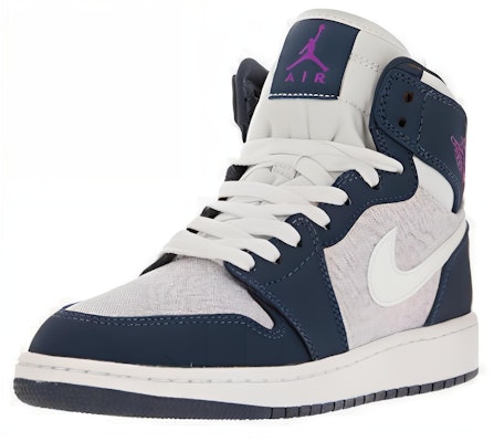 (小童款) Air Jordan 1 复古高帮 GG '海军蓝' 332148-117 Lookbook (小童款) Air Jordan 1 复古高帮 GG '海军蓝' 332148-117