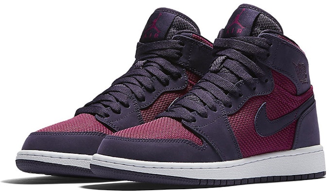 (大童款) Air Jordan 1 复刻高帮 GG 'True Berry' 运动鞋 332148-608 Lookbook (大童款) Air Jordan 1 复刻高帮 GG 'True Berry' 运动鞋 332148-608