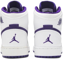 (大童) Air Jordan 1 复刻高帮 GG '白紫' 332148-137 Details for (大童) Air Jordan 1 复刻高帮 GG '白紫' 332148-137