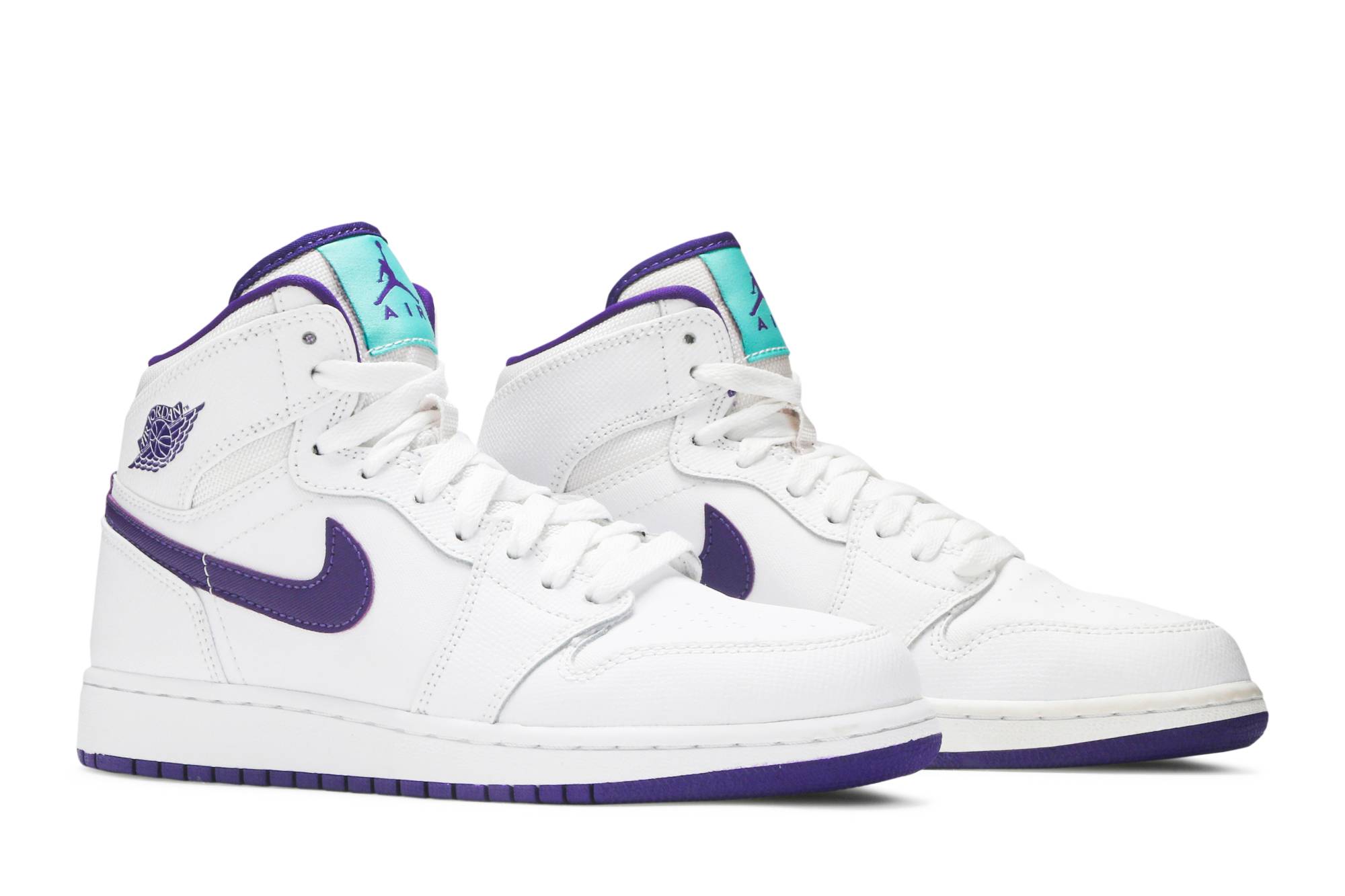 Cheap Air Jordan 1 Retro High GG Anak 'Putih Ungu' 332148-137