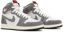 Cheap (Akas Gred Sekolah) Air Jordan 1 Retro High OG 'Hitam dan Kelabu Asap' FD1437-051