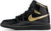 Lookbook (Kanak-Kanak) Air Jordan 1 Retro Tinggi OG 'Hitam Emas Metalik' 575441-032