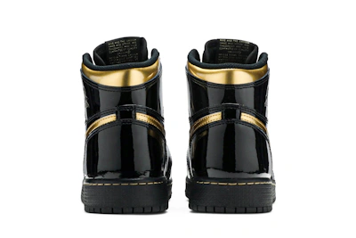(Grade School) Air Jordan 1 Retro High OG 'Black Metallic Gold' 575441-032