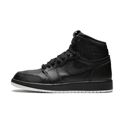 (GS) Jordan 1 High 'Black Perforated'