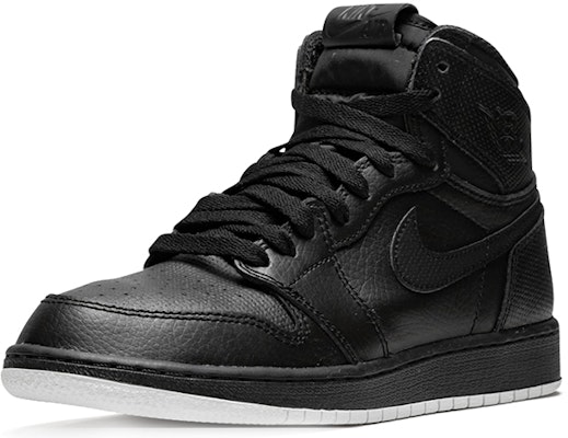 (Grade School) Air Jordan 1 Retro High OG 'Black Perforated' 575441-002 Lookbook (Grade School) Air Jordan 1 Retro High OG 'Black Perforated' 575441-002