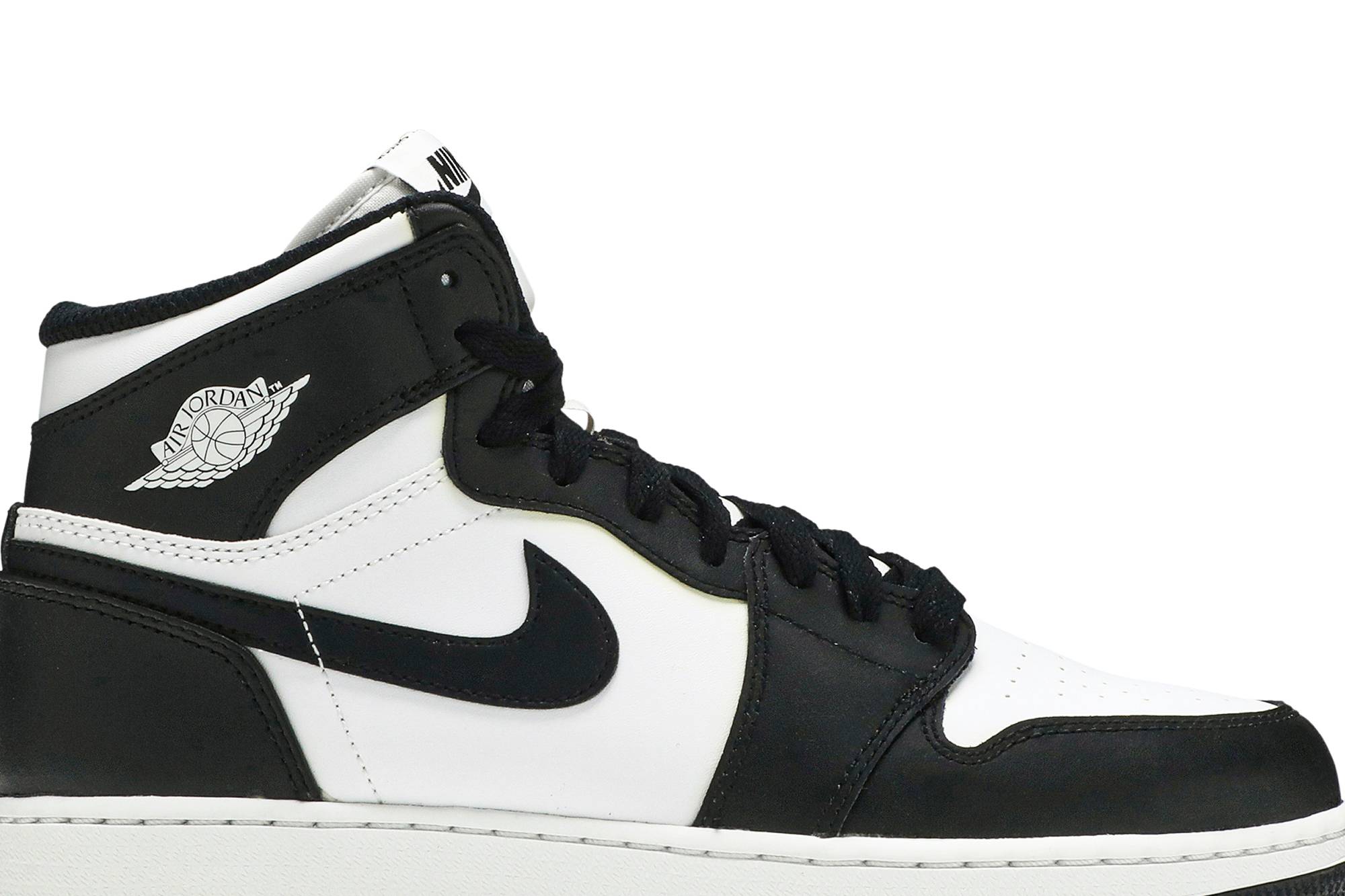 Order (Air Jordan 1 Retro High OG) Anak-Anak 'Hitam Putih' 2014 575441-010