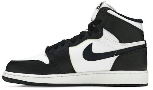 (大童款) 2014 Air Jordan 1 复刻高帮 OG '黑白' 575441-010 Lookbook (大童款) 2014 Air Jordan 1 复刻高帮 OG '黑白' 575441-010