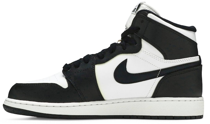 (GS) 에어 조던 1 레트로 OG '블랙 화이트' 2014 575441-010 Lookbook (GS) 에어 조던 1 레트로 OG '블랙 화이트' 2014 575441-010