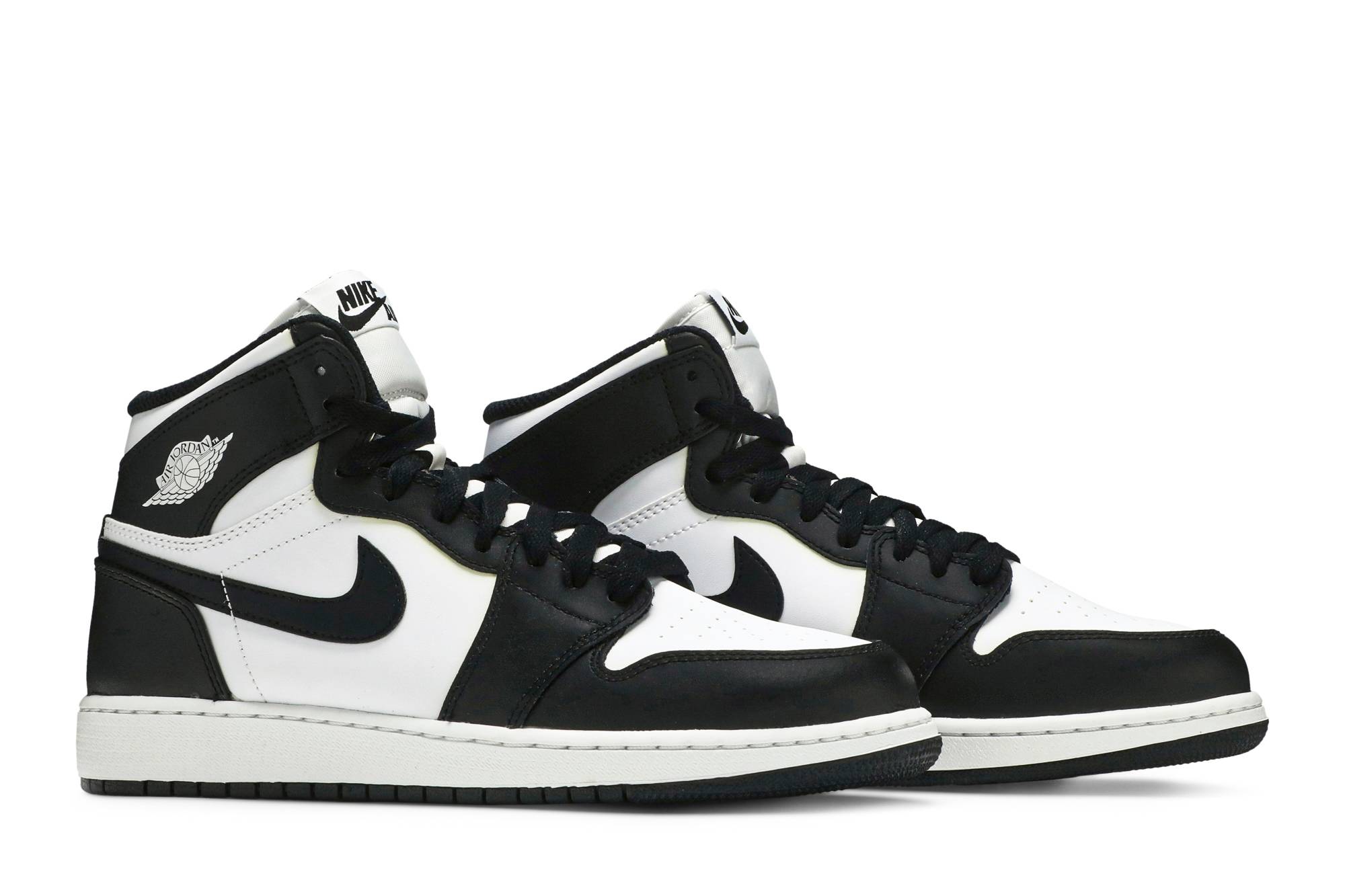 Cheap (Air Jordan 1 Retro High OG) Anak-Anak 'Hitam Putih' 2014 575441-010