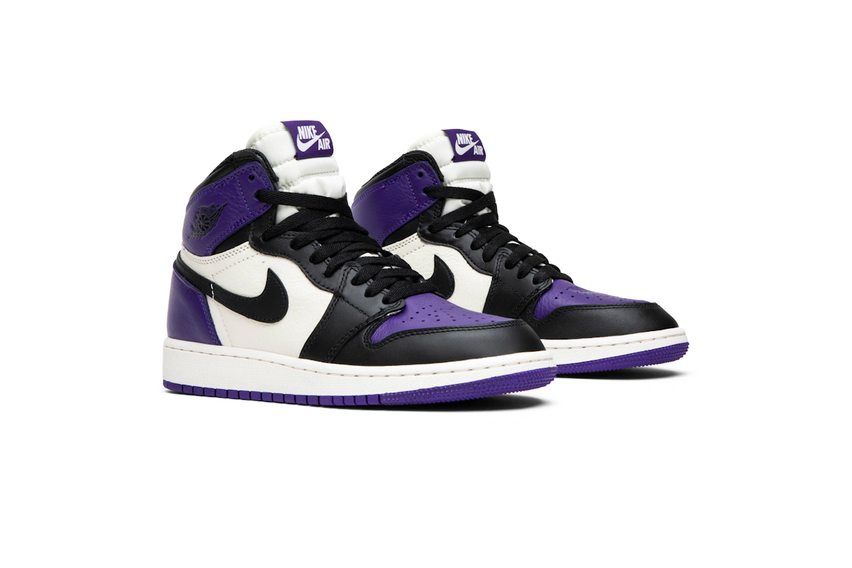 (Grade School) Air Jordan 1 Retro High OG 'Court Purple' 575441-501