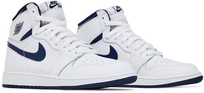 (초등학생) 에어 조던 1 레트로 OG '메탈릭 네이비' 575441-106 Cheap (초등학생) 에어 조던 1 레트로 OG '메탈릭 네이비' 575441-106