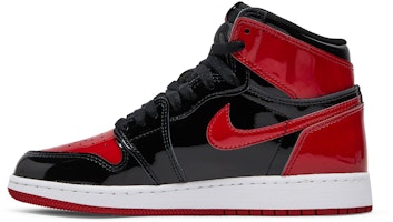 Lookbook Air Jordan 1 Retro High OG ''Patent Bred'' (Grade School) Kindermaten 575441-063