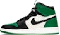 (Akademi) Air Jordan 1 Retro High OG 'Pine Green' Sekolah Rendah. 575441-302
