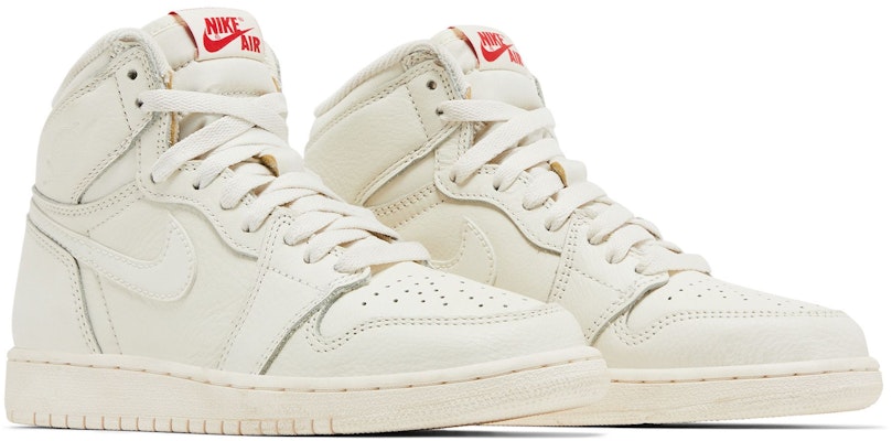 (Grade School) Air Jordan 1 Retro High OG 'Sail' 575441-114 Cheap (Grade School) Air Jordan 1 Retro High OG 'Sail' 575441-114