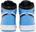 Details for (Sekolah Rendah) Air Jordan 1 Retro High OG 'UNC Toe' FD1437-400