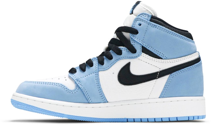 (Grade School) Air Jordan 1 Retro High OG 'University Blue' 575441-134 Lookbook (Grade School) Air Jordan 1 Retro High OG 'University Blue' 575441-134