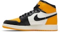 Lookbook (Sekolah Rendah) Air Jordan 1 Retro High OG 'Yellow Toe' Kuning Hitam 575441-711