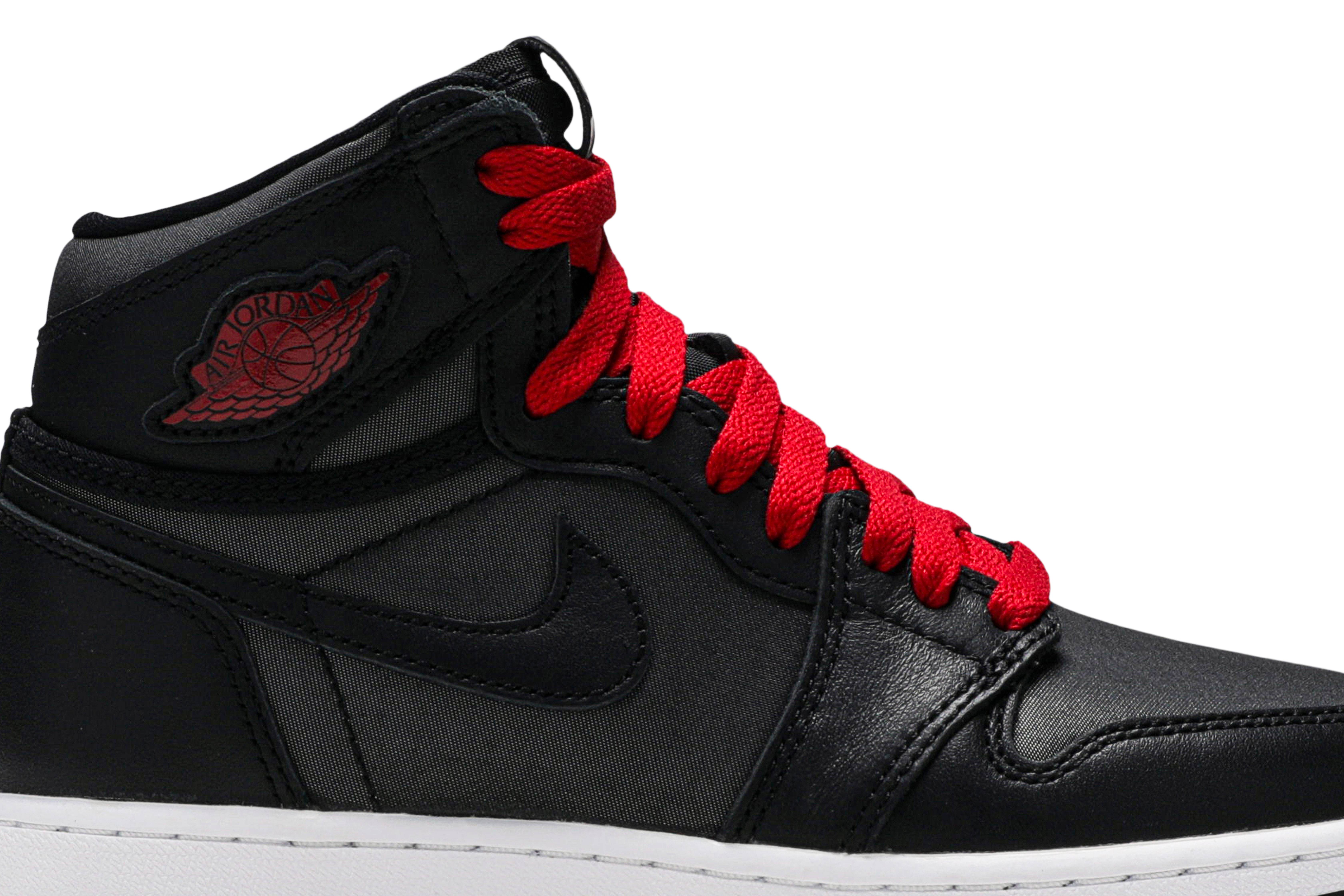 Red and black air jordan 1 grade school online