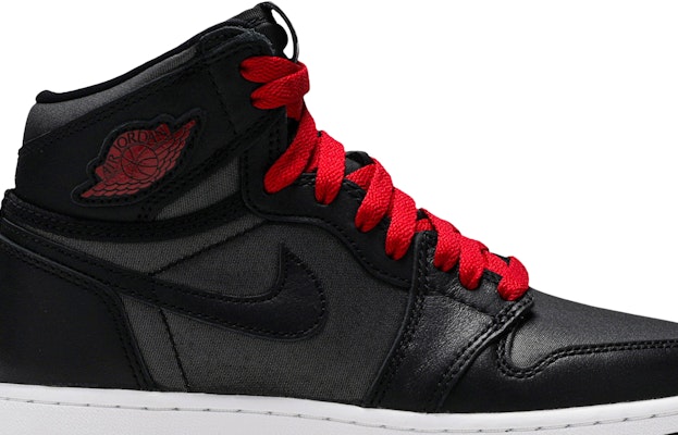 Nike air jordan 1 black gym red on sale