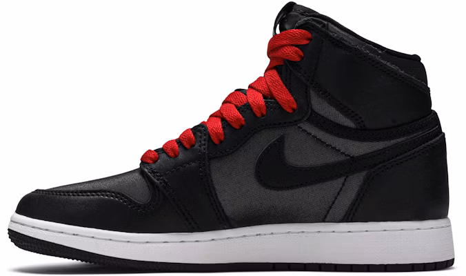 (大童) Air Jordan 1 复刻高帮 OG BG '黑色健身红' 575441-060 Lookbook (大童) Air Jordan 1 复刻高帮 OG BG '黑色健身红' 575441-060