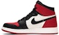 (Kanak-Kanak) Air Jordan 1 Retro High OG BG 'Bred Toe' 575441-610