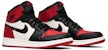 (Kanak-Kanak) Air Jordan 1 Retro High OG BG 'Bred Toe' 575441-610