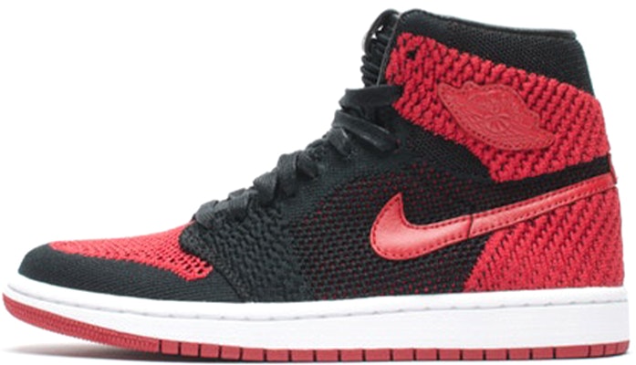 (Grade School) Air Jordan 1 Retro High OG Flyknit 'Bred' 919702-001 Buy (Grade School) Air Jordan 1 Retro High OG Flyknit 'Bred' 919702-001