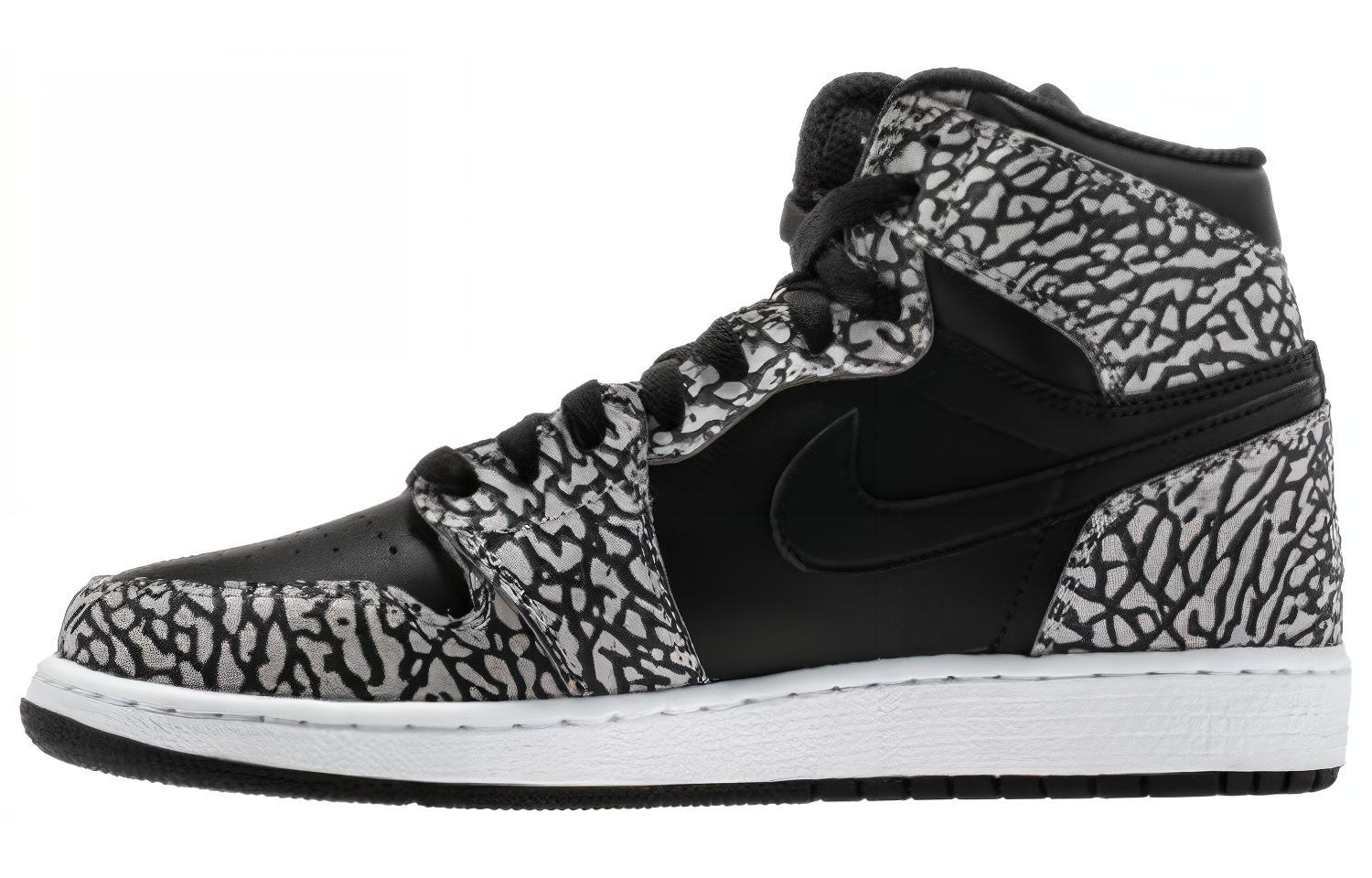 Buy (小學) Air Jordan 1 Retro High Premium '黑色大象' 838850-013