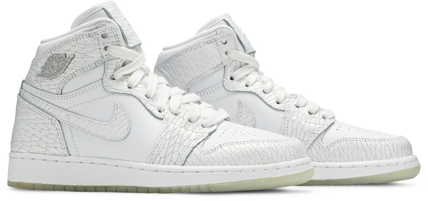 (大童款)Air Jordan 1 復刻高筒高級版 '冰霜白' 832596-100 Cheap (大童款)Air Jordan 1 復刻高筒高級版 '冰霜白' 832596-100