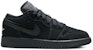 (Kanak-Kanak) Air Jordan 1 Retro Low 'Hitam Sepenuhnya' 553560-019