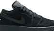 Order (Kanak-Kanak) Air Jordan 1 Retro Low 'Hitam Sepenuhnya' 553560-019