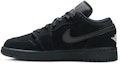 Lookbook (Kanak-Kanak) Air Jordan 1 Retro Low 'Hitam Sepenuhnya' 553560-019