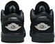 Details for (Kanak-Kanak) Air Jordan 1 Retro Low 'Hitam Sepenuhnya' 553560-019