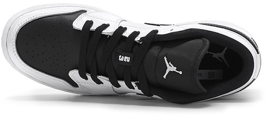 (GS) 에어 조던 1 레트로 로우 '화이트 블랙' 553560-103 Shop (GS) 에어 조던 1 레트로 로우 '화이트 블랙' 553560-103