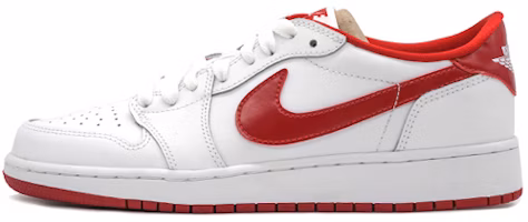 (Grade School) Air Jordan 1 Retro Low BG 'White Varsity Red' 709999-101