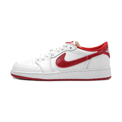 (GS) Jordan 1 Retro Low BG 'White Varsity Red'