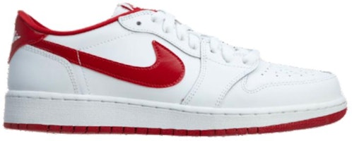 Air Jordan 1 Retro Low BG 'Putih Varsity Merah' (Sekolah Dasar) 709999-101 Sizing Air Jordan 1 Retro Low BG 'Putih Varsity Merah' (Sekolah Dasar) 709999-101