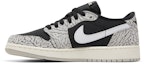Lookbook (Kanak-Kanak) Air Jordan 1 Retro Low OG 'Hitam Simen' CZ0858-001