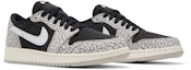 Cheap (Kanak-Kanak) Air Jordan 1 Retro Low OG 'Hitam Simen' CZ0858-001